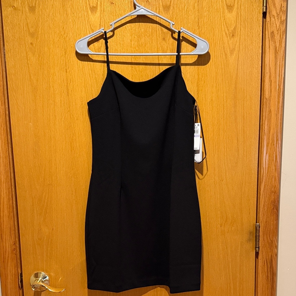 1. State Black Spaghetti Strap Dress
